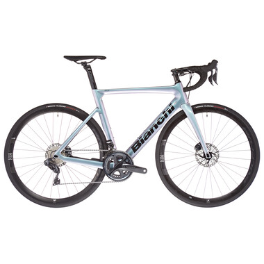 Bicicleta de carrera BIANCHI ARIA DISC Shimano Ultegra R8050 DI2 34/50 Arco iris 2021 0